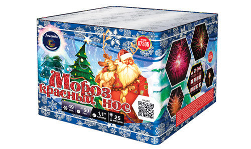  Батарея салютов Мороз Красный Нос  в Геленджике