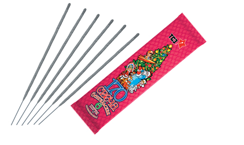  Бенгальские свечи 6 шт 170 мм в пакете  в Геленджике