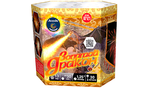  Батарея салютов Золотой дракон  в Геленджике